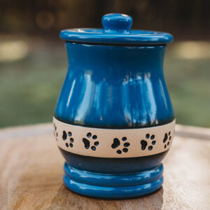 Ceramic Friendship Urn-blue